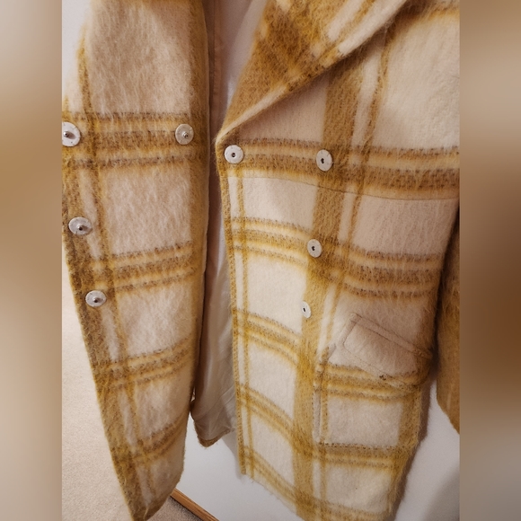 Alexachung mustard plaid trench coat - Picture 2 of 15